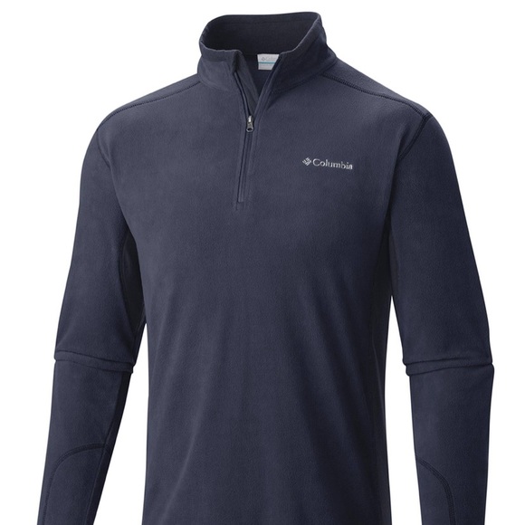 columbia klamath range ii half zip fleece in black